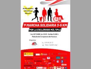 portada cartel Huesca primera marcha solidaria por la em